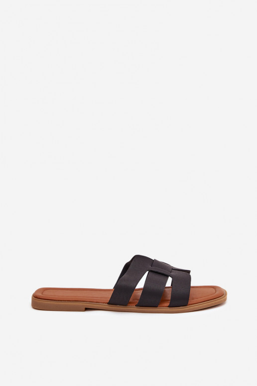 Women's Flat Heeled Sandals Black Mirona Women's Flat Heeled Sandals Black Mirona