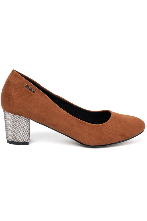 BroInn color High heels z ozdobnym silverm obcasem BroInn color High heels z ozdobnym silverm obcasem