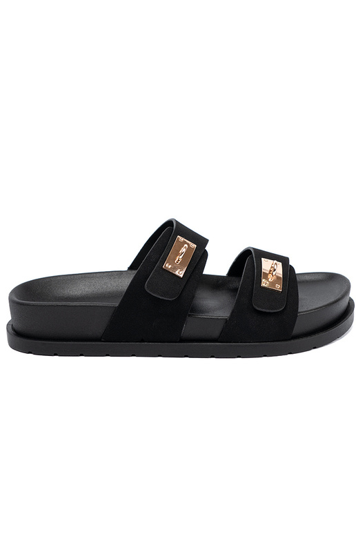 Slippers Inith platform ze goldenmi detalami Slippers Inith platform ze goldenmi detalami