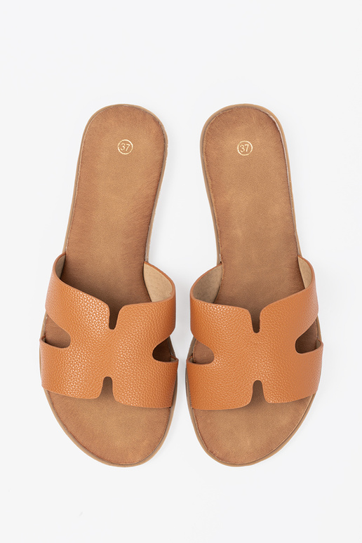 caramel colors slippers Inomens z Inycięciami caramel colors slippers Inomens z Inycięciami