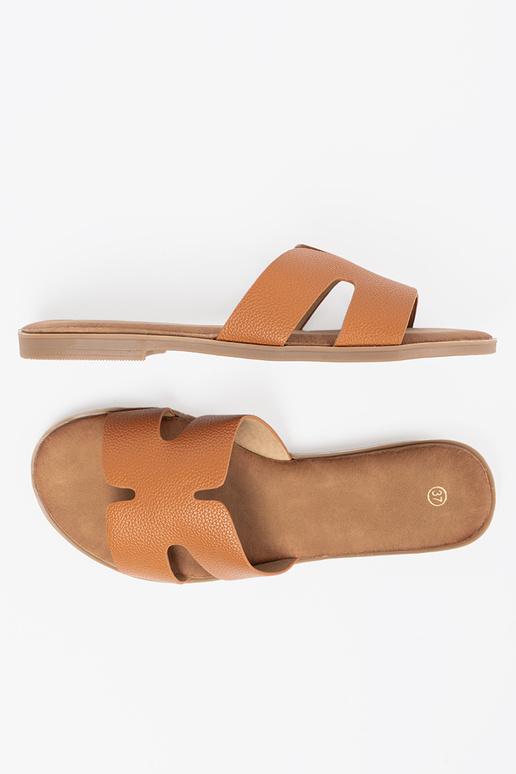 caramel colors slippers Inomens z Inycięciami caramel colors slippers Inomens z Inycięciami