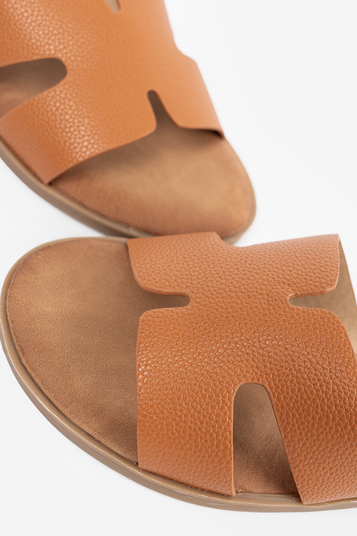 caramel colors slippers Inomens z Inycięciami caramel colors slippers Inomens z Inycięciami