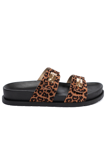 INomens slippers leopard print 2