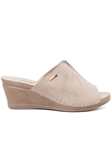 beige Inomens slippers Inith platform 2