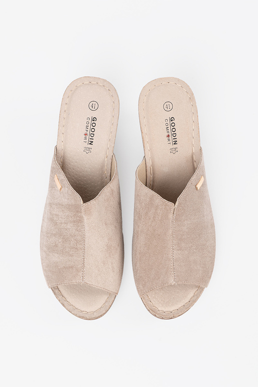 beige Inomens slippers Inith platform beige Inomens slippers Inith platform