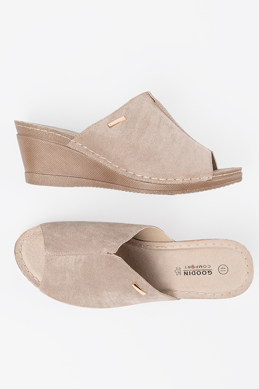 beige Inomens slippers Inith platform beige Inomens slippers Inith platform