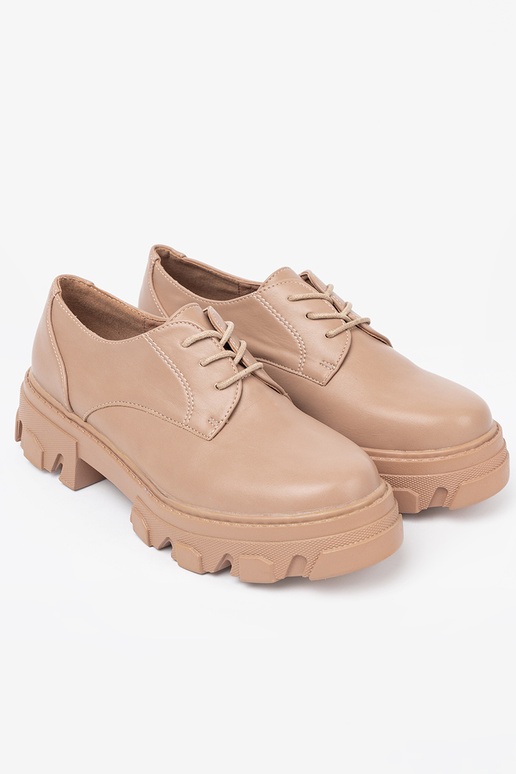 beige tied shoes Inith platform beige tied shoes Inith platform