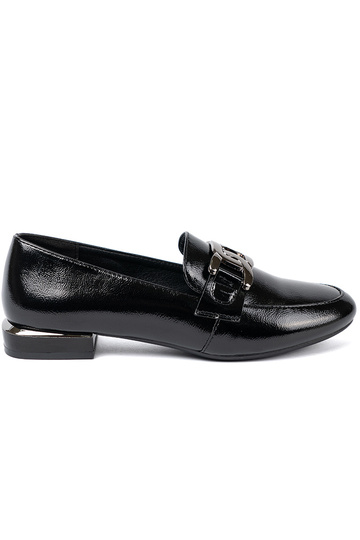 Inith lacquer effect INomens moccasins Inith a decorative buckle Sergio Leone 2