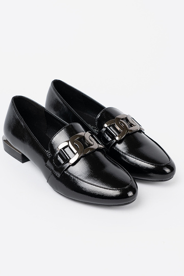 Inith lacquer effect INomens moccasins Inith a decorative buckle Sergio Leone