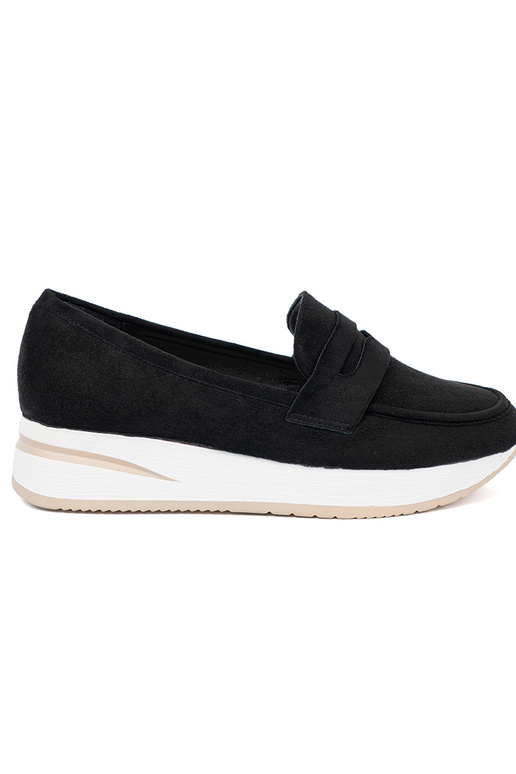 black INomens moccasins of suede black INomens moccasins of suede