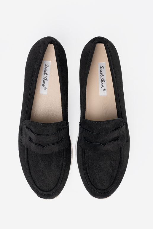 black INomens moccasins of suede black INomens moccasins of suede