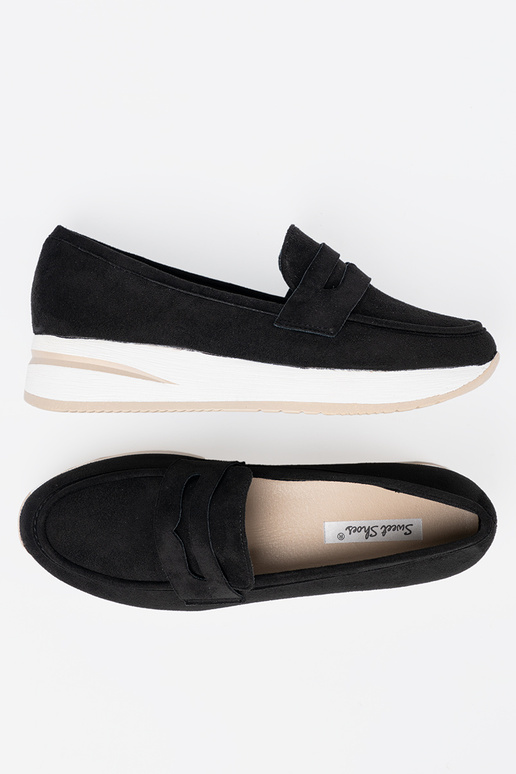black INomens moccasins of suede black INomens moccasins of suede