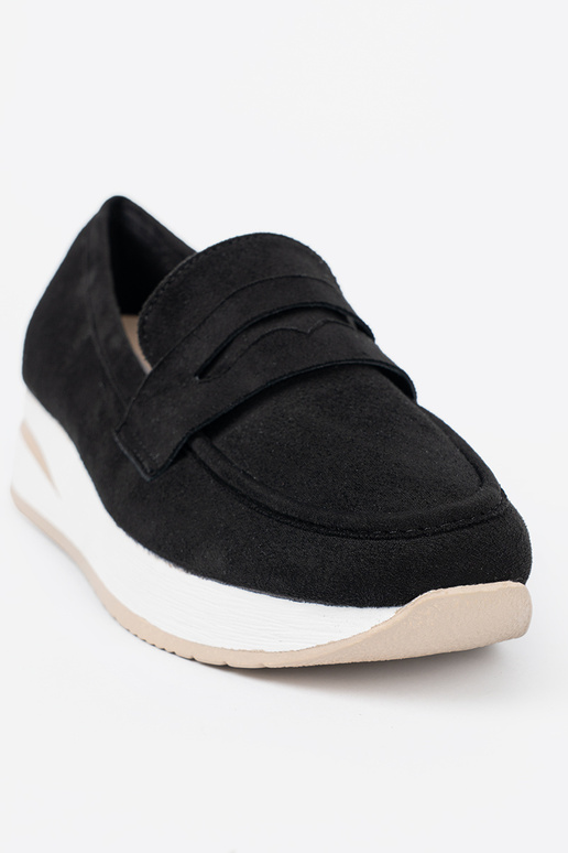 black INomens moccasins of suede black INomens moccasins of suede