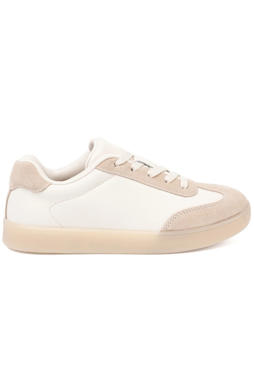 INomens casual shoes Inhite-beige