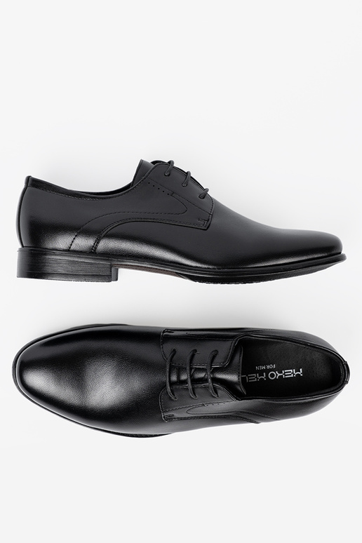 Elegant style shoes mens In classicj czerni i połysku