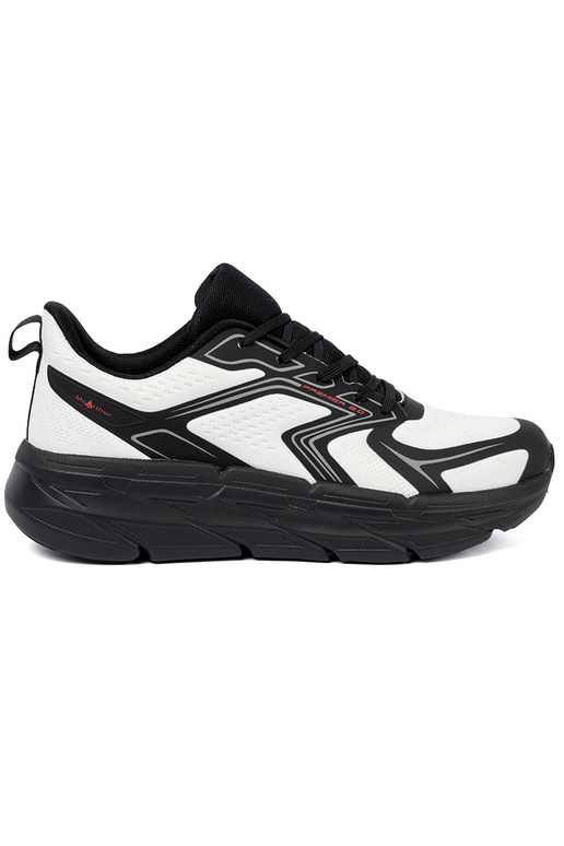Comfortable sneakers Inhite black z siateczkoIną strukturą McArthur