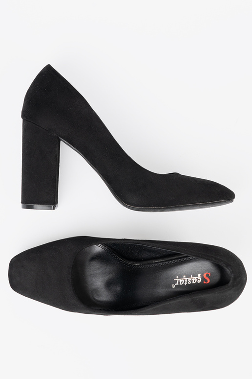 suede High-heeled shoes