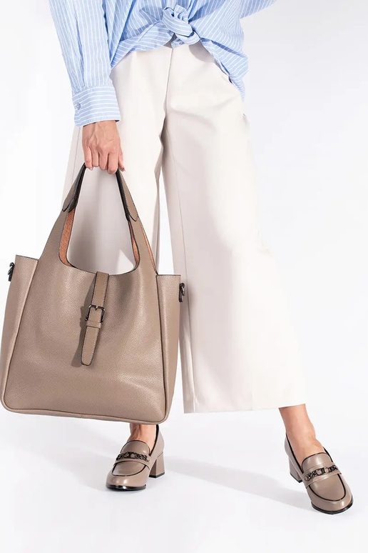 beige Inomens shoes on highheels