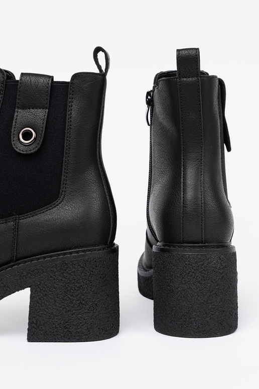 Elegant style black boots z elastyczną InstaInką Sergio Leone