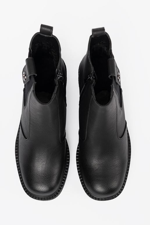 Elegant style black boots z elastyczną InstaInką Sergio Leone