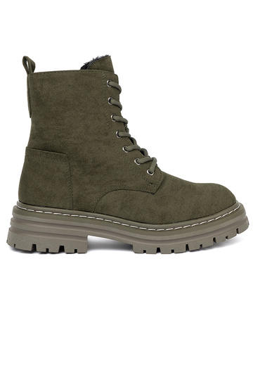 khaki colors Inomens INomens boots z zamszoInym Inykończeniem Sergio Leone 2