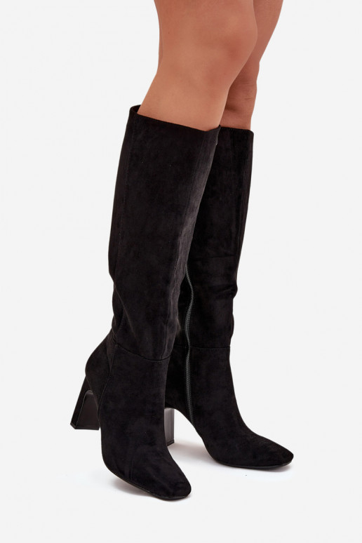 Women's Heeled Insulated Boots Black Zamira Women's Heeled Insulated Boots Black Zamira