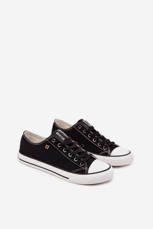 Men's Low Fabric Sneakers Big Star DD174504 Black