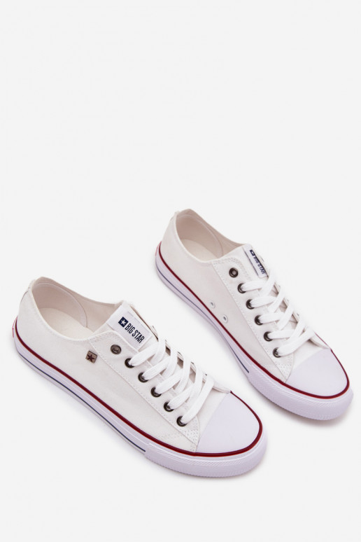 Men's Low Fabric Sneakers Big Star DD174500 White