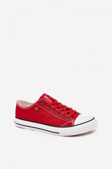 Men's Low Fabric Sneakers Big Star DD174502 Red 2