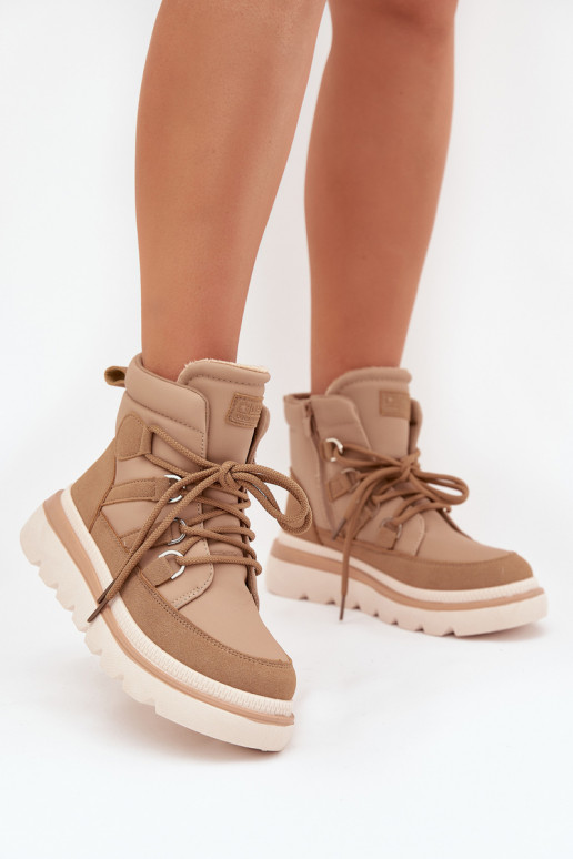 Women's Ankle Boots Platform Camel Liorae Women's Ankle Boots Platform Camel Liorae