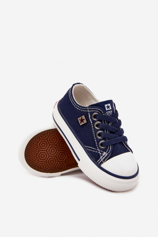 Children's Classic Sneakers Big Star DD374162 Navy Blue