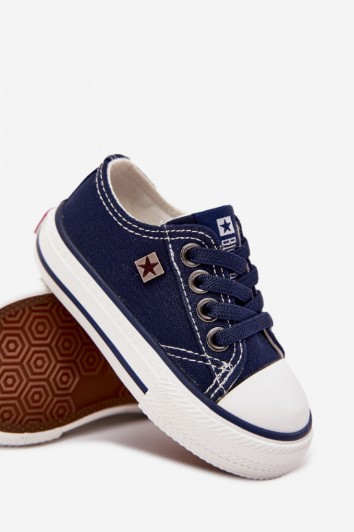 Children's Classic Sneakers Big Star DD374162 Navy Blue
