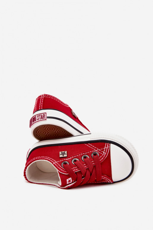 Children's Classic Sneakers Big Star DD374161 Red