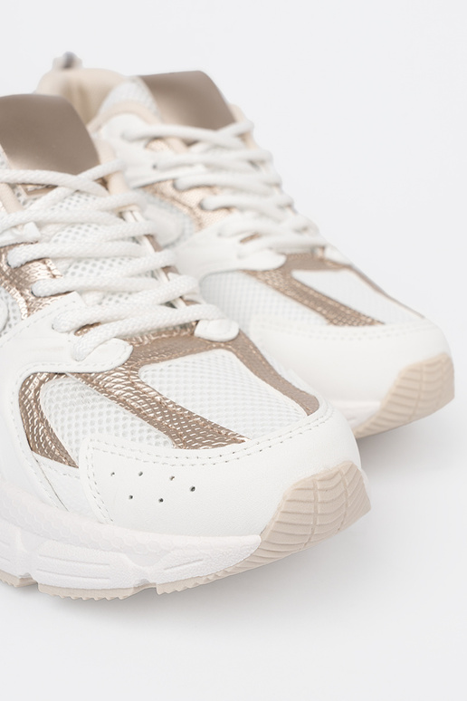 INhite color Sneakers z beige-goldenmi InstaInkami