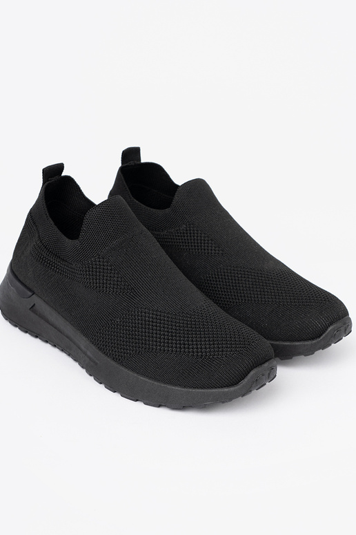 Buty sportowe typu slip-on w czarnym kolorze