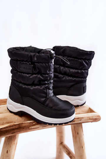 Children's Snow Boots On Slider Big Star KK374235 Black