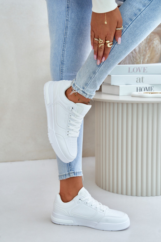 Women Sneakers Big Star OO274A549 Hi-Poly System White