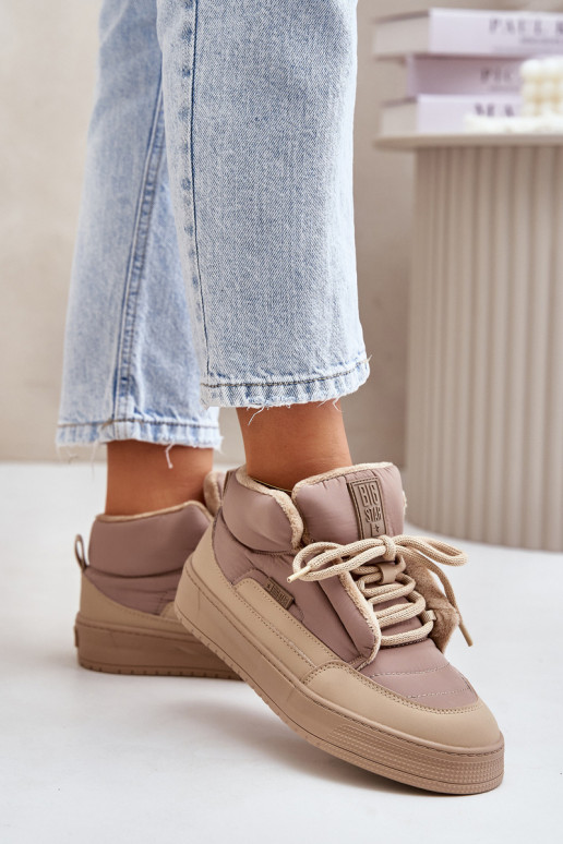 Ladies Snow Boots Big Star OO274A532 Beige