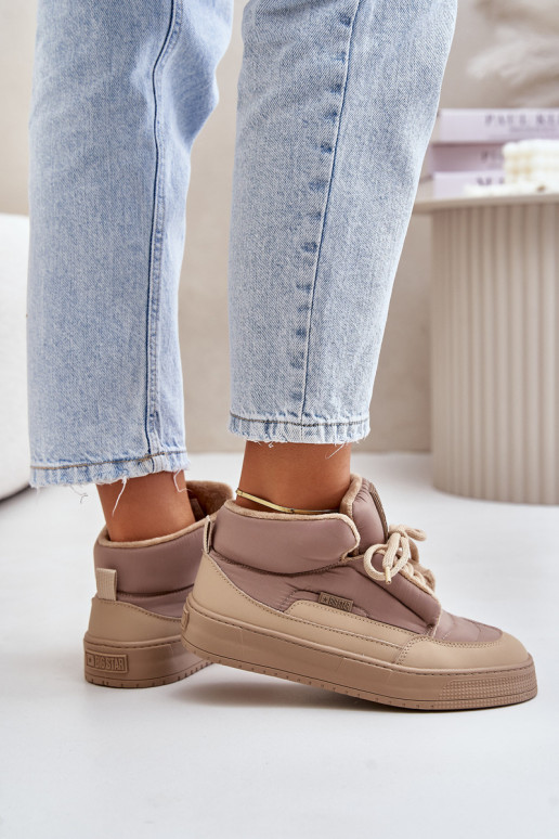 Ladies Snow Boots Big Star OO274A532 Beige