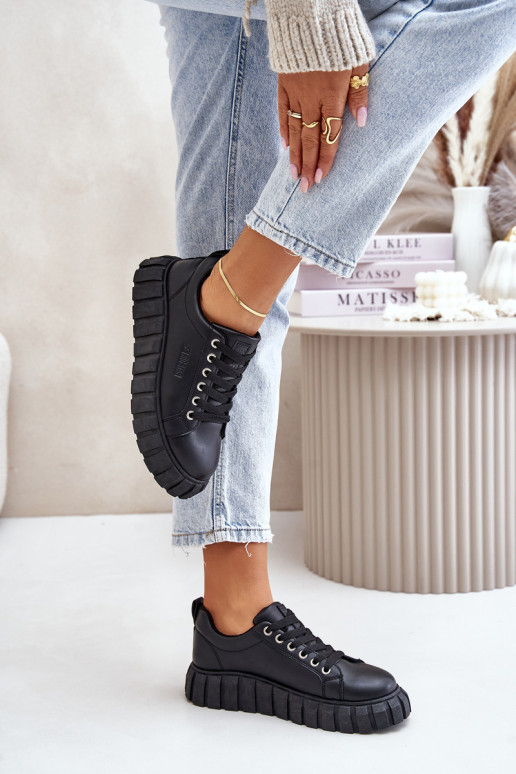 Warm Women's Sneakers Big Star MM274618 Black Warm Women's Sneakers Big Star MM274618 Black