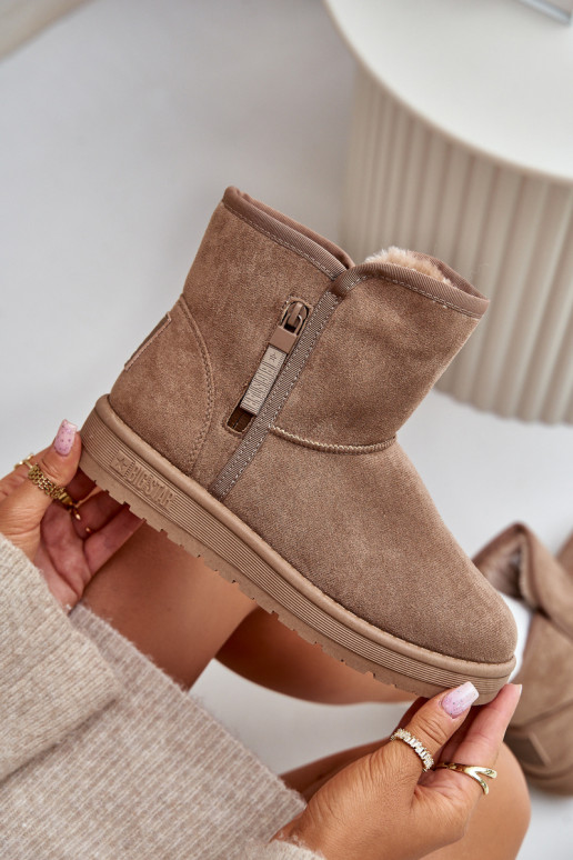 Women's Snow Boots Big Star OO274A165 Beige