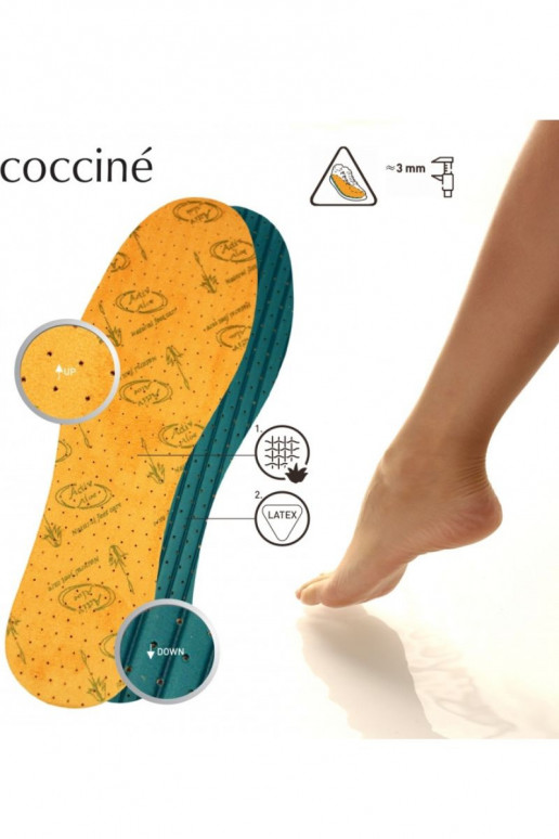 Coccine Insoles With Aloe Extract For Children To Cut 19-35