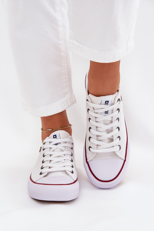 Ladies Low Sneakers Big Star DD274A232 White