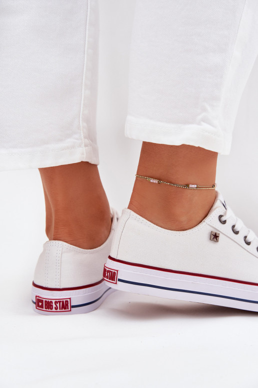 Ladies Low Sneakers Big Star DD274A232 White
