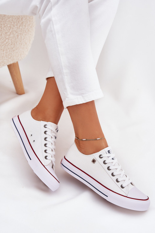 Ladies Low Sneakers Big Star DD274A232 White