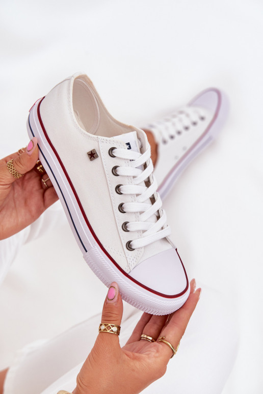 Ladies Low Sneakers Big Star DD274A232 White