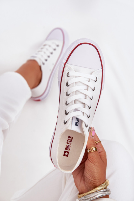 Ladies Low Sneakers Big Star DD274A232 White
