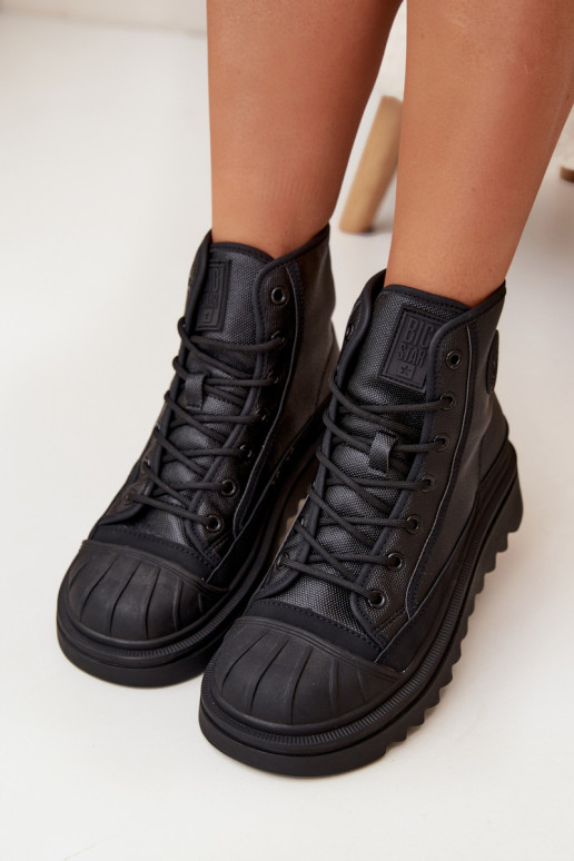 High Women's Sneakers Insulated Big Star OO274A355 Black