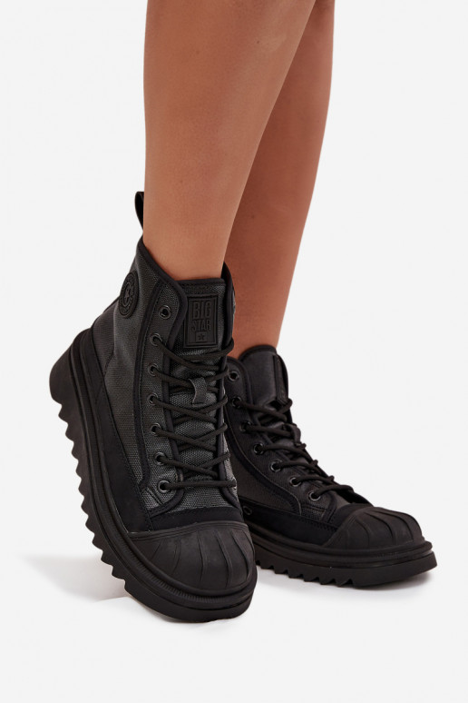 High Women's Sneakers Insulated Big Star OO274A355 Black