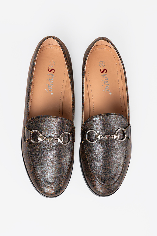 Moccasins from eco leather